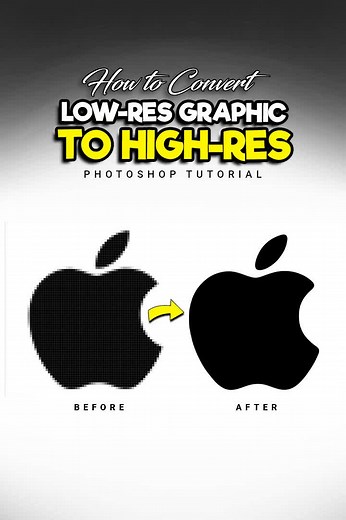 Transforming Low-Res Graphics to High Quality in Photoshop