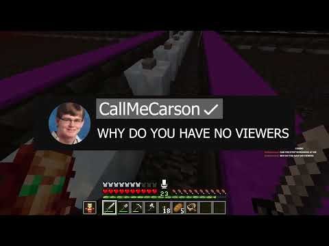 Playing on Callmecarson's server makes Minecraft 1000% Funnier! #callmecarson #twitch #minecraft