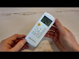 How to change the batteries in a Moovair remote control