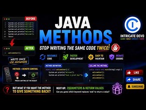 Java Methods for Beginners: Stop Repeating Your Code! 🛑