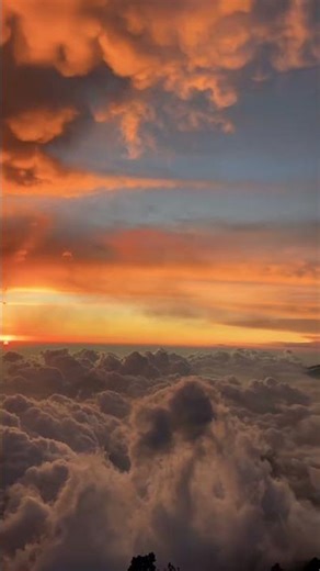 Above the Clouds at Sunset 🌄 | Unreal Sky View