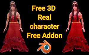 iBlender中文版插件 使用免费的 MakeHuman 在Blender中生成 3D 真实角色 Blender教程