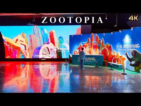 Surprise！Disney's Zootopia in Shanghai Metro Station！上海地铁车站惊现疯狂动物城！太有创意了😏