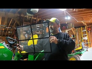 Installing a radiator screen kit on the John Deere 2038R