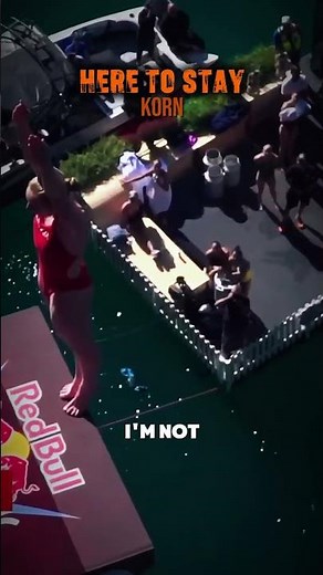 Korn - Here To Stay Lyrics 🤘 (Cliff Jumping Edit) #Shorts