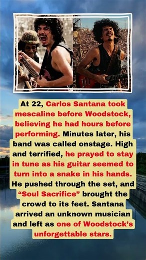 Carlos Santana Took Mescaline—Then Woodstock Called Just 20 Minutes Later