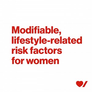 There are several modifiable risk factors that increase the odds of heart conditions and stroke for both women and men. Watch to learn the top modifiable risk factors. Learn more here: https://bit.ly/4khn4XH. | Heart & Stroke