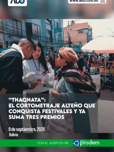 Thaqhata cortometraje: 3 premios y recorrido internacional