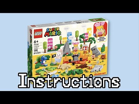 LEGO Mario set Instructions: Creativity Toolbox Maker | 71418