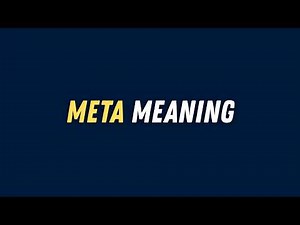 Meta Meaning