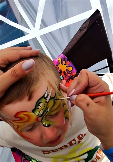 Fast Dragon Face Painting Techniques for Kids