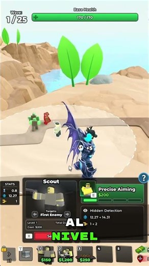 ¡Descubre el Scout en Tower Defense! #shorts