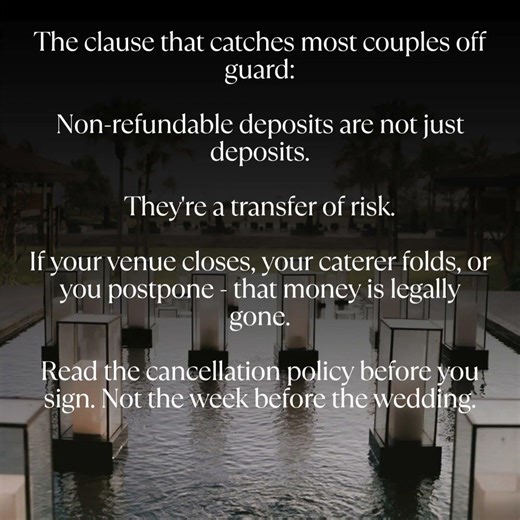 The Wedding Contract Clause Most Couples Miss