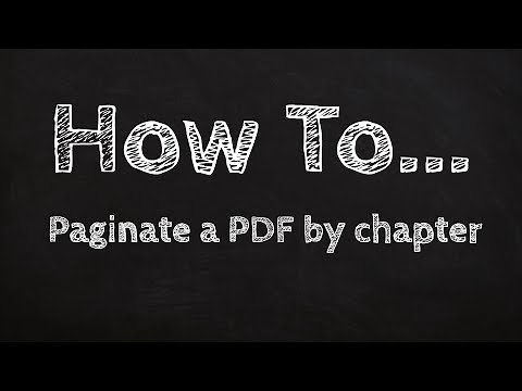 How to paginate a PDF by chapter 1.1, 2.1, etc.