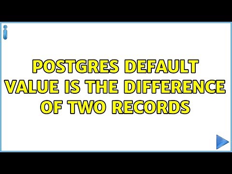 Postgres default value is the difference of two records (2 Solutions!!)
