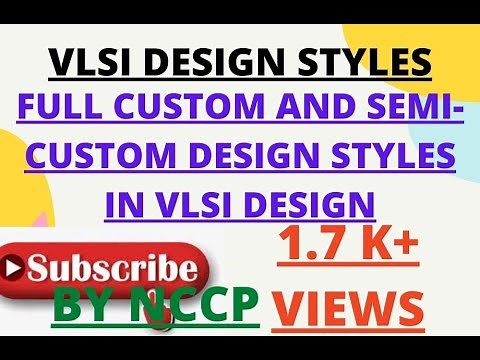Full Custom and semi custom design styles in VLSI