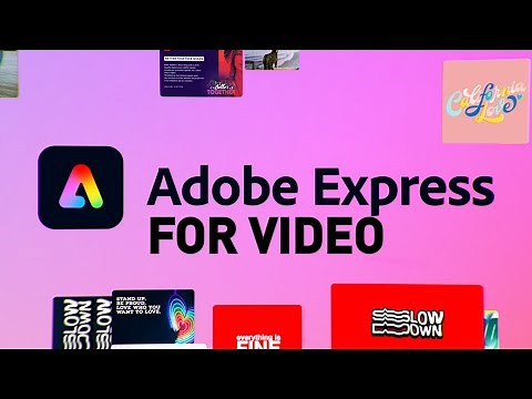 Using Adobe Express for Video