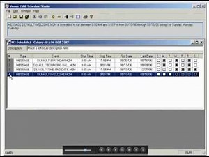 Venus 1500 Version 3: Creating a Schedule.mp4