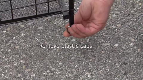 dbest Products Cruiser Cart Deluxe 2 - Foldable Shopping Cart with Wheels & Brake System - Heavy Duty Collapsible Utility Cart for Groceries & Laundry - Holds 100 lbs - Silver, Alloy Steel