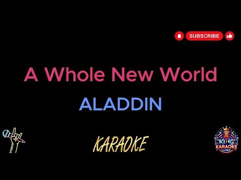 Aladdin - A Whole New World (Karaoke Version)