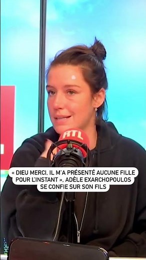 "Thank God he didn't introduce me to any girls," Adele Exarchopoulos on her son