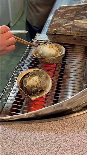 焼きアワビのお裾分け #japanesefood #あわび #アワビ