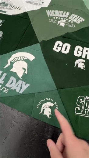 Sneak Peek: You’ve Never Seen Anything Like This MSU T-shirt Quilt - I’m Obsessed #shorts