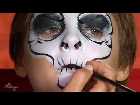 How To Do Skull Face Paint for Kids