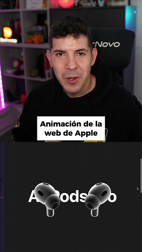 Espectacular las animaciones que se pueden hacer con la biblioteca GSAP en pocas líneas de código. Por ejemplo, al estilo de la página de Apple donde hay una animación estilo vídeo mientras haces scroll. Para eso puedes usar el plugin de ScrollTrigger, detectar la posición y cargar el frame correcto para hacerlo. ¿Qué te parece? #gsap #uxui #css3 #programacion #frontend