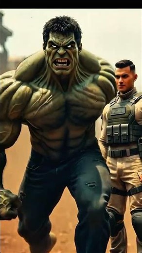 Hulk as Iran Soldier #hulk #1milio #viral #shortvideo #comedy