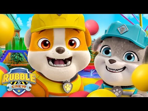 Rubble & Motor Have Fun in the NEW Ball Pit! | Rubble & Crew
