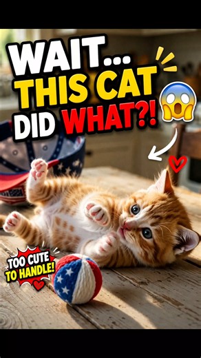 The Cutest Cat Moment on the Internet 😍 #cutecat #littlecat #usashorts #viralcatvedio #catplay #usa