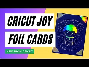 How to use the Cricut Joy Foil Transfer Kit - NEW from Cricut