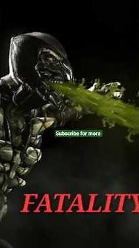 Reptile FATALITY on Alien MK X #mortalkombat #reptile#mkx#mk1 #mk2#alien#fatality#viral#fyp#vs
