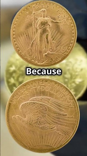 Unveiling the 1907 Double Eagle: The $20 Coin That Changed History #history #rarecoins #doubleagle