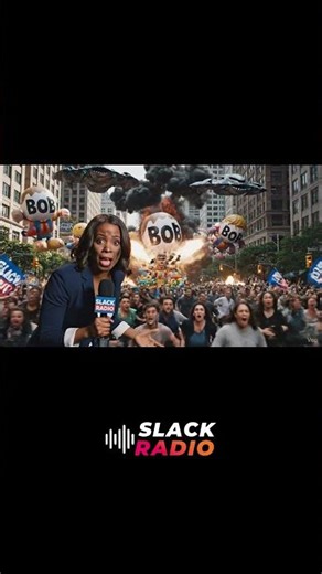 Alien invasion- but Slack radio capturing this for everyone.👽🛸🔥🌍