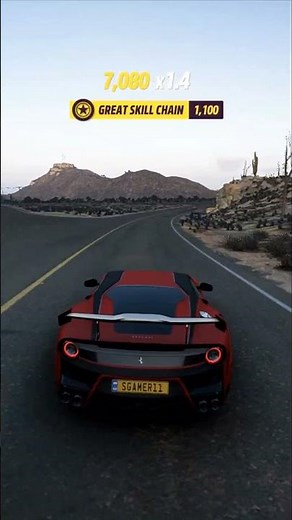 Fast FERRARI F12-TDF SHORTS -7 , #fh5, #forza5, #shorts, #short, #ytshorts #ytshort #shortsvideo