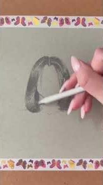 Pencil Hair Drawing #asmr #drawingtutorial #howtodraw