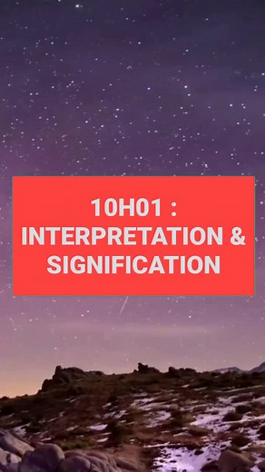 Signification de l'heure miroir 10h01