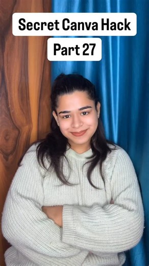Harshita Bhatia || Graphic Designer on Instagram: "Secret Canva Hack Part 27 #canva #canvatutorial #canvahack #canvaapp"