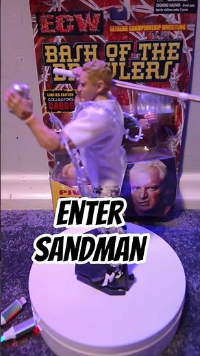 ecw sandman #wcw #wwe #actionfigures #wrestling #retro #mattel #extreme