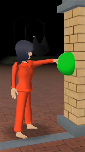 The ghost of darkness👣🧟_shorts _viral _dramasakuraschoolsimulator _trending