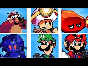 Friday Night Funkin' - Super Funkin' Galaxy [DEMO V2] With Cutscenes - [FNF Mod]