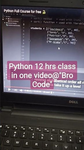 #Bro code python programming