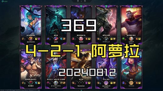 【369】韩服OB 20240812  4-2-1 阿萝拉