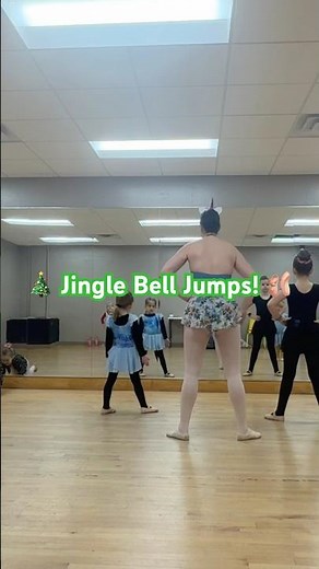 Jingle Bell Jumps 🎄 | Christmas Ballet Jump Exercise for Kids