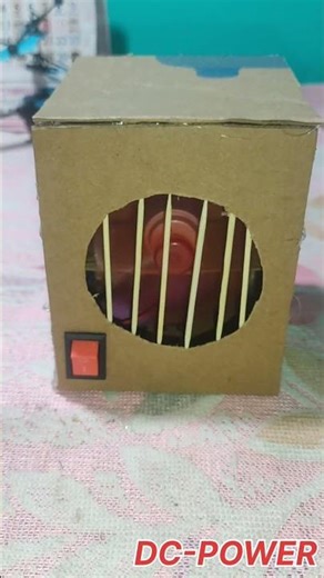 Mini DC Fan Project | Cardboard Fan DIY | DC Power
