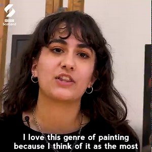 43K views · 752 reactions | “I love this genre of painting.” Grace Payne-Kumar, 21, is a fine artist, whose work is heavily inspired by centuries-old classical techniques. | BBC Scotland | Facebook