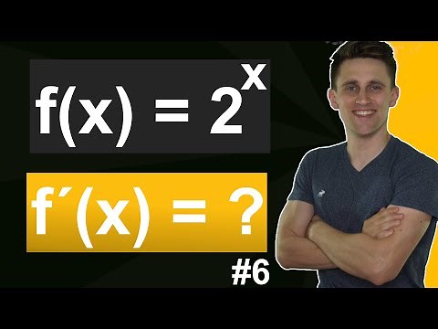 Exponentialfunktion ableiten | Ableiten, wenn x im Exponenten steht | Beispiel mit Lösung | #6