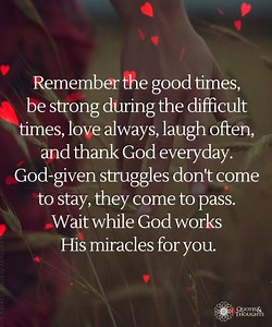 96K views · 395 reactions | Sometimes, the obstacles presented to us are god-given to test our faith. Trust in God and His plans. | Quotes & Thoughts | Facebook